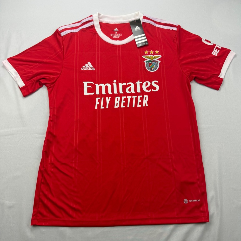 Adidas SL Benfica Jersey Mens Medium Red 2022-23 Home Bayern 26 Soccer Shirt